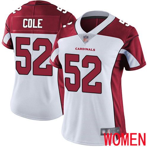 Arizona Cardinals Limited White Women Mason Cole Road Jersey NFL Football #52 Vapor Untouchable